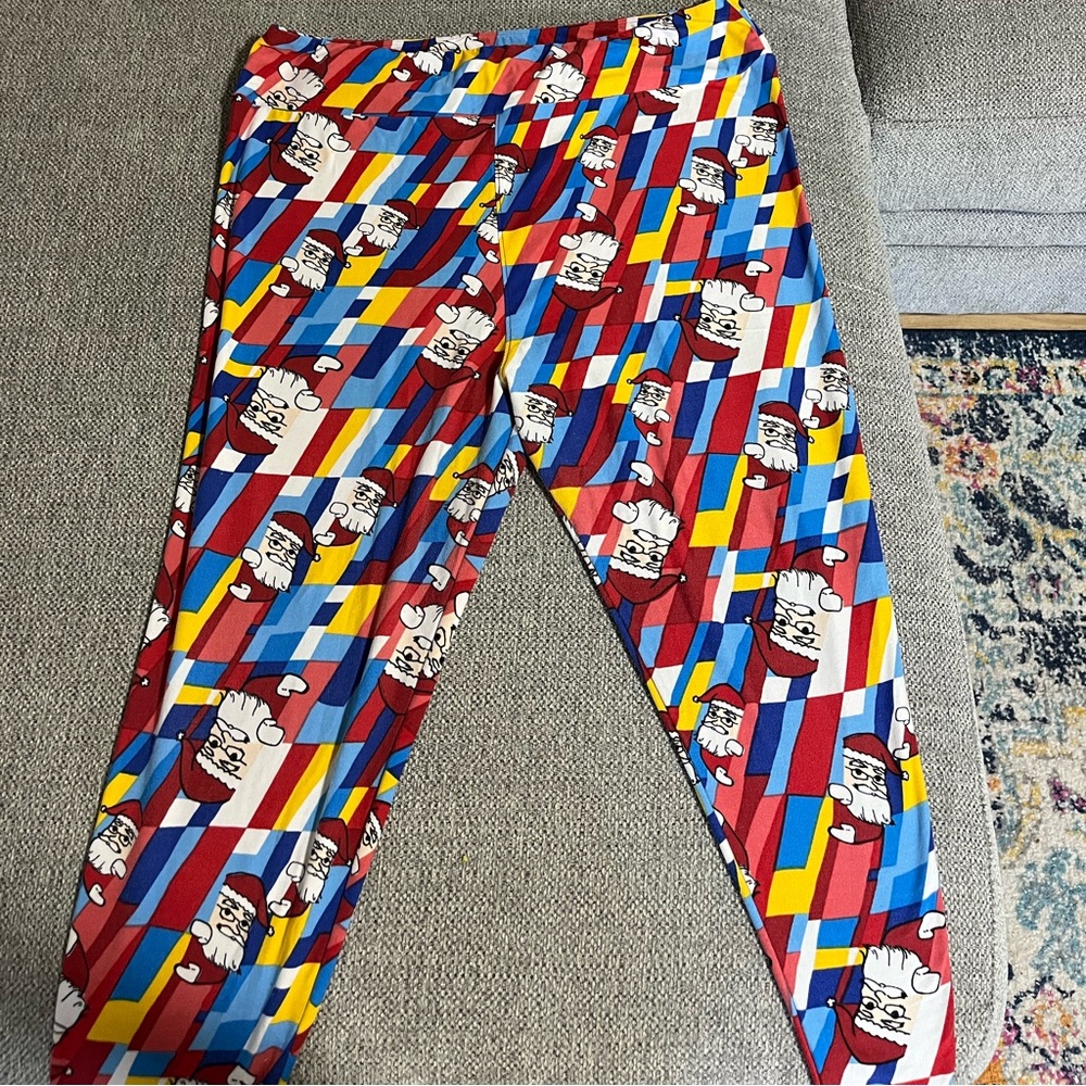 LuLaroe Christmas leggings size TC2